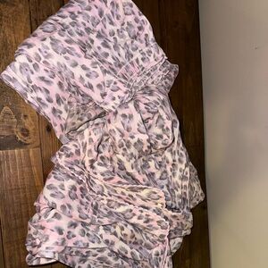 Victorias Secret, pink leopard PJ, size Medium
